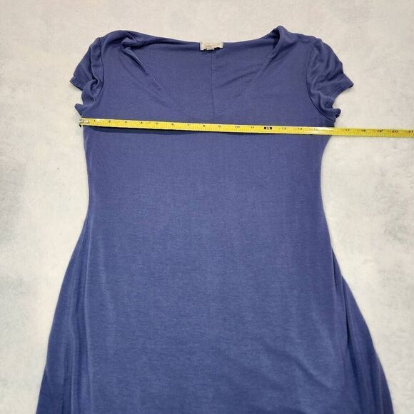 See You Monday Cobalt Blue Clingy Tshirt Dress, XL Sexy Form Fitting - Picture 2 of 5